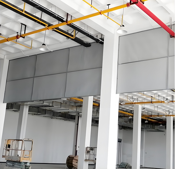 防火布皮山挡烟垂壁