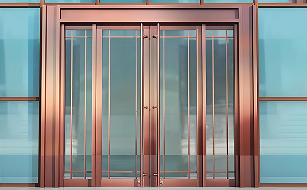 皮山玻璃地弹门